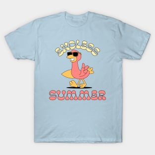 Endless Summer Flamingo Beach Vibes Vacay T-Shirt